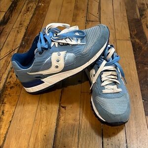 Saucony Blue and White Sneakers